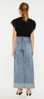 Danielle High Rise Kids Cropped Wide Leg - Official Kancan USA
