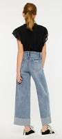 Danielle High Rise Kids Cropped Wide Leg - Official Kancan USA