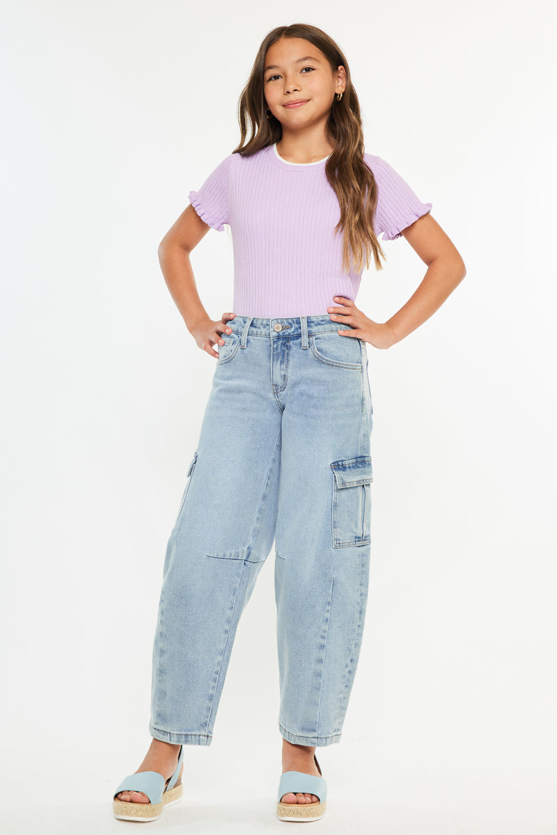 Trinity Low Slung Horseshoe Kids Jeans - Official Kancan USA