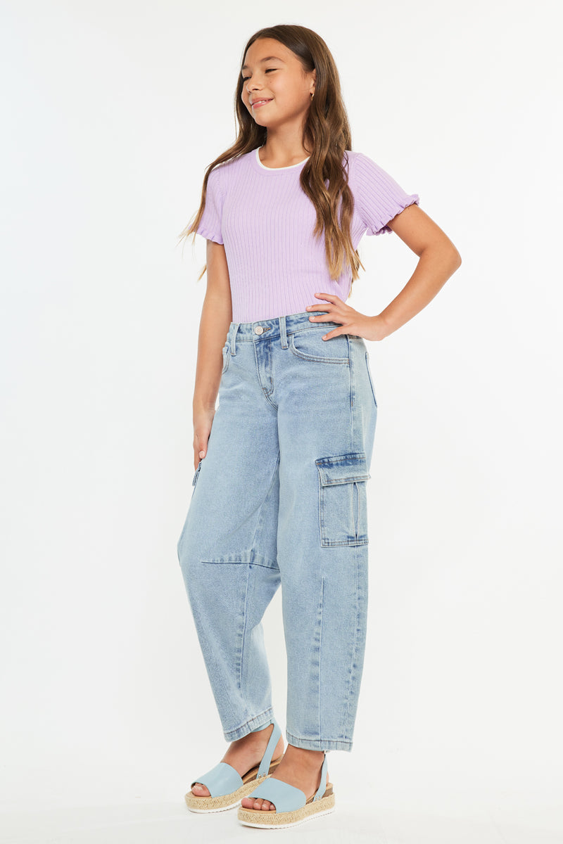 Trinity Low Slung Horseshoe Kids Jeans - Official Kancan USA