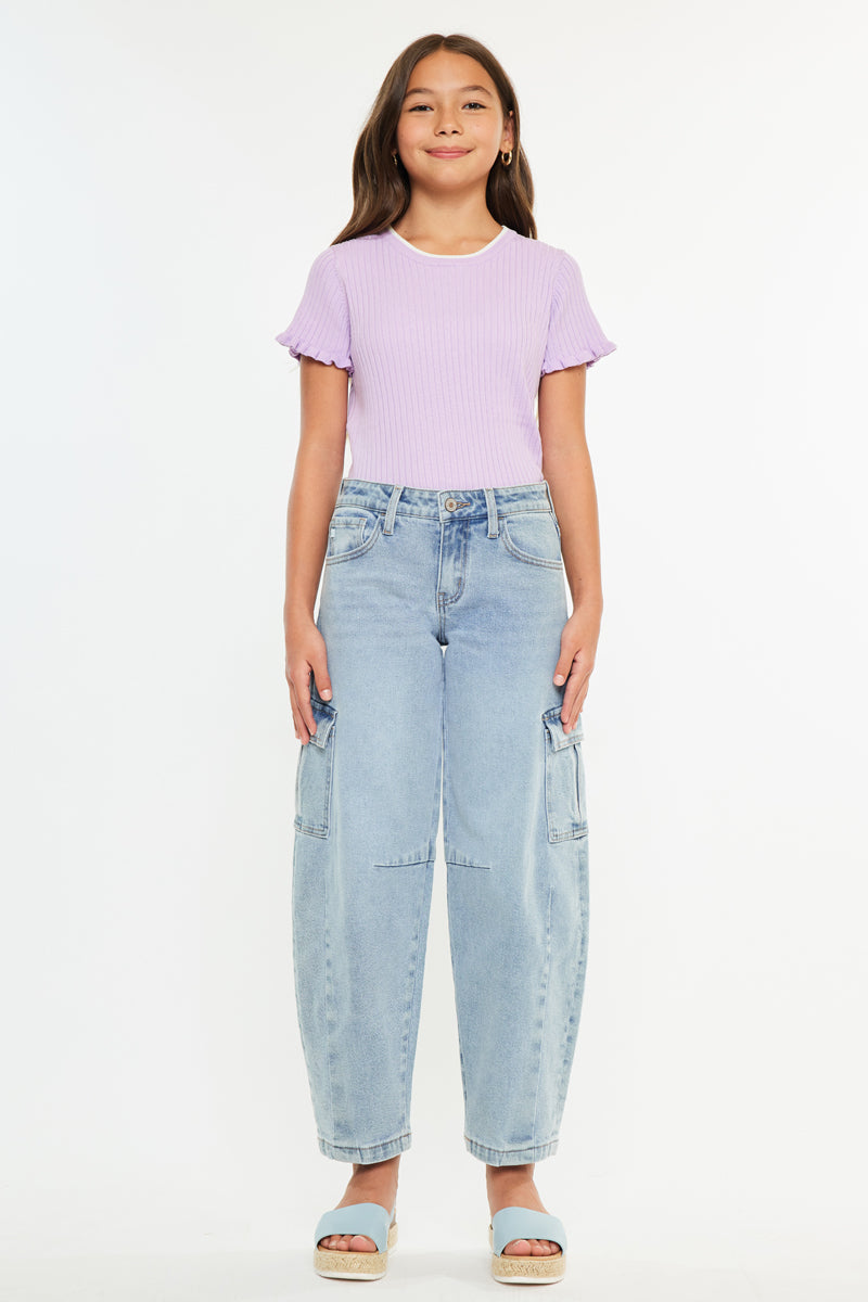 Trinity Low Slung Horseshoe Kids Jeans - Official Kancan USA