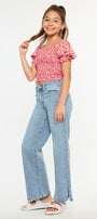 Aurora High Rise Wide Leg Kid Jeans - Official Kancan USA