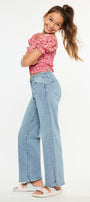 Aurora High Rise Wide Leg Kid Jeans - Official Kancan USA