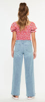 Aurora High Rise Wide Leg Kid Jeans - Official Kancan USA