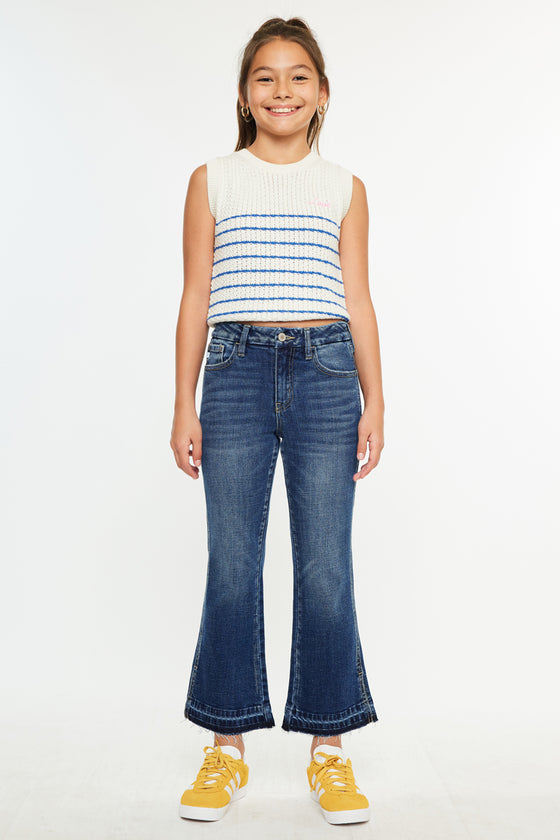 Liza High Rise Kids Cropped Flare - Official Kancan USA