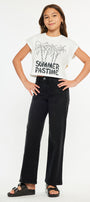 Cora High Rise Wide Leg Kids Jeans - Official Kancan USA