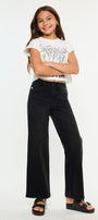 Cora High Rise Wide Leg Kids Jeans - Official Kancan USA