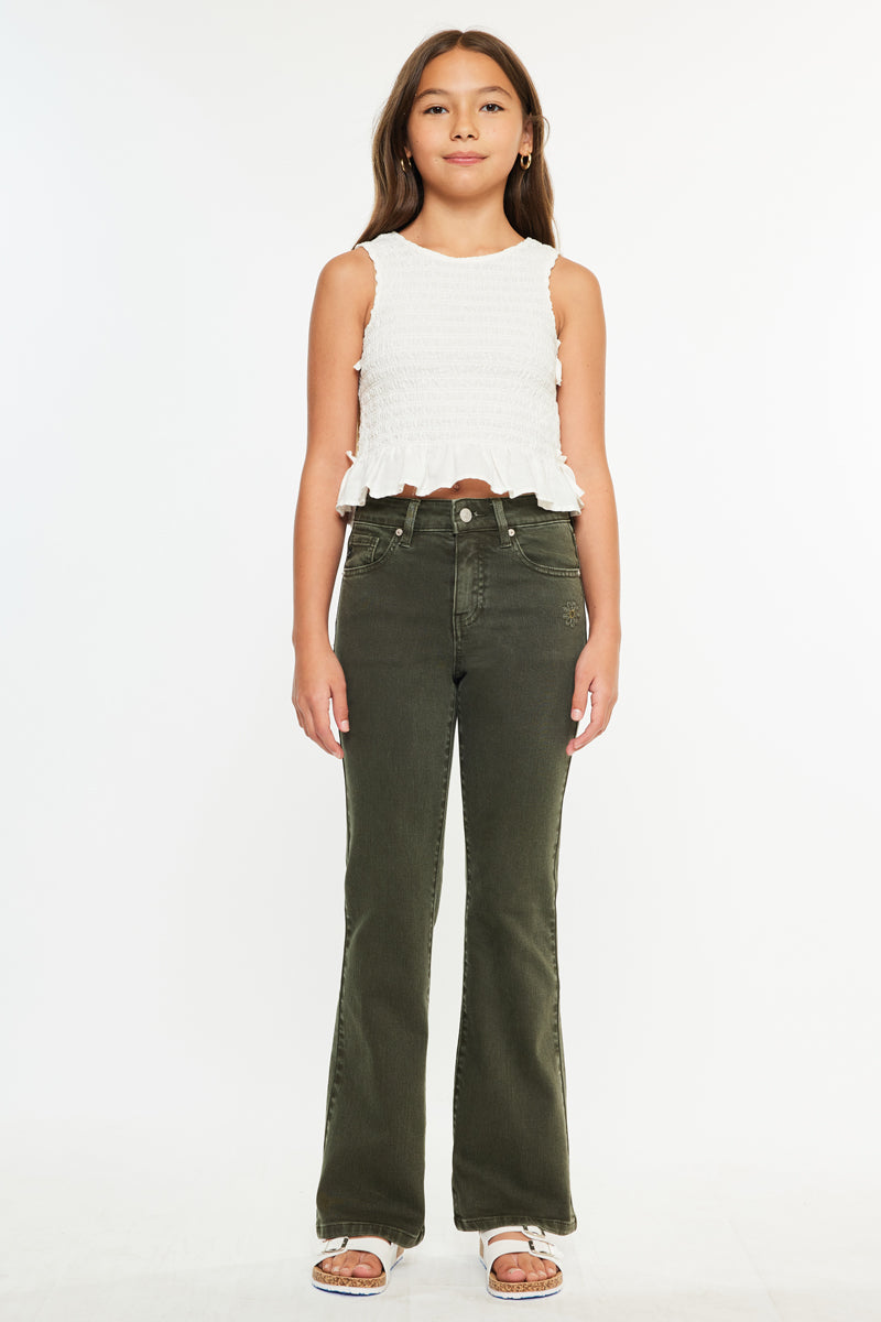 High Rise Flare Kids Jeans - Official Kancan USA