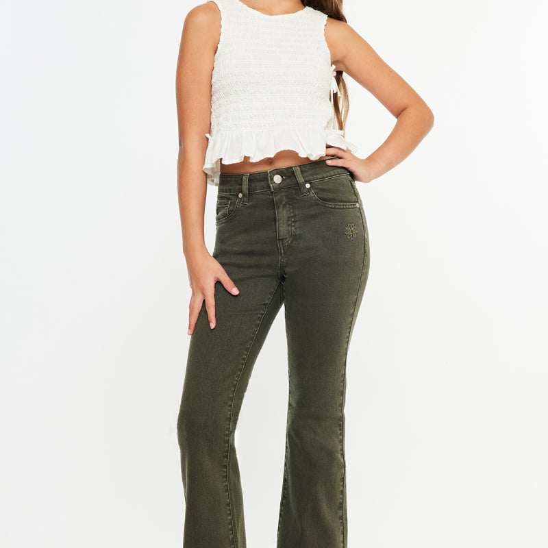 High Rise Flare Kids Jeans - Official Kancan USA