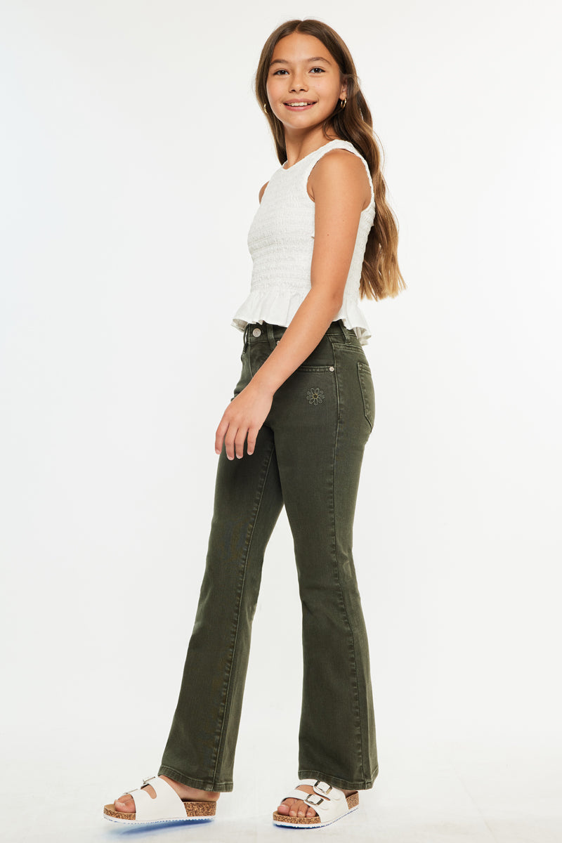 High Rise Flare Kids Jeans - Official Kancan USA