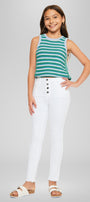Jorja High Rise Ankle Skinny Kid Jeans - Official Kancan USA