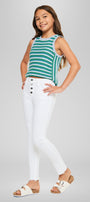 Jorja High Rise Ankle Skinny Kid Jeans - Official Kancan USA