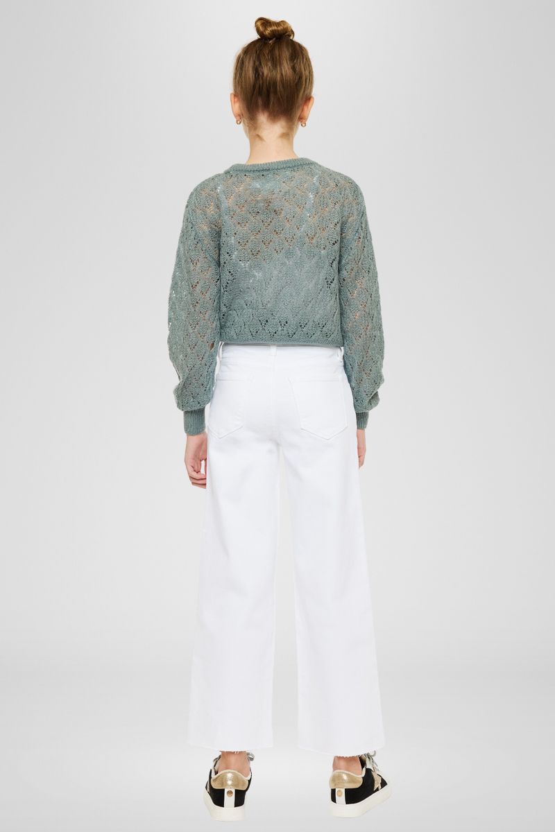 Rue High Rise Kids Cropped Wide Leg - Official Kancan USA