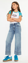 Nellie High Rise Kids Crop Wide Leg - Official Kancan USA