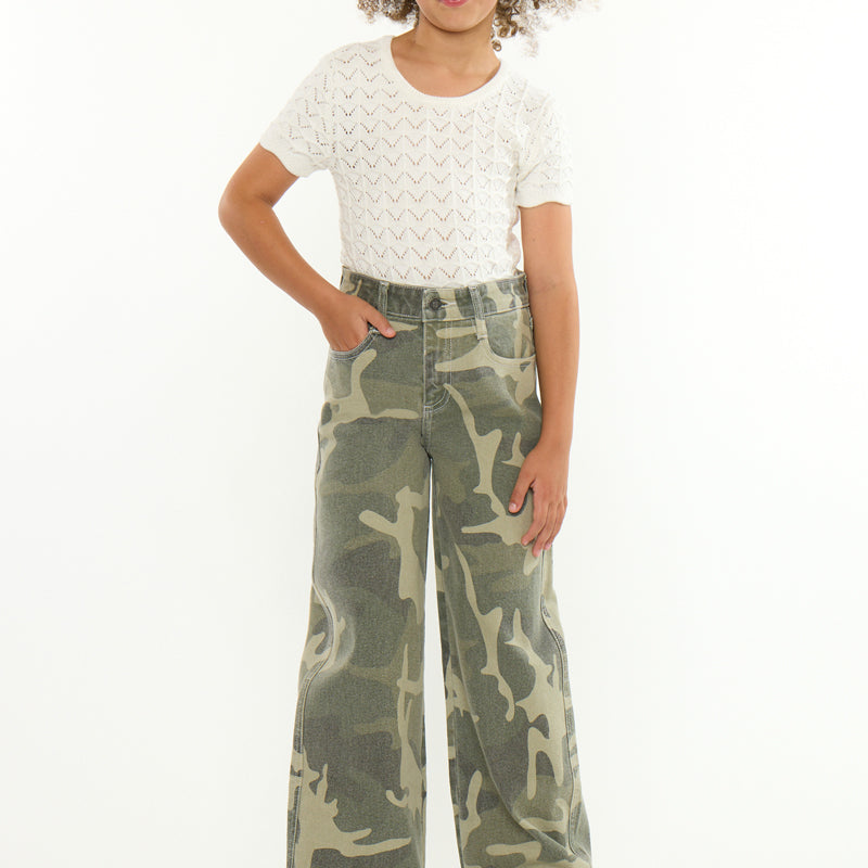 Kasey High Rise Kids Wide - Official Kancan USA