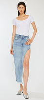 Iris Maxi Denim Skirt - Official Kancan USA
