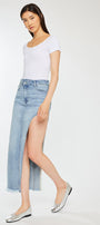 Iris Maxi Denim Skirt - Official Kancan USA