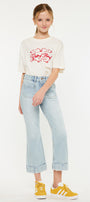 Evie High Rise Kids Cropped Flare Jeans - Official Kancan USA