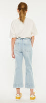 Evie High Rise Kids Cropped Flare Jeans - Official Kancan USA