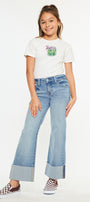 Emma Mid Rise Kids Wide Flare Leg - Official Kancan USA