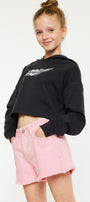 Melly  High Rise Kids Shorts - Official Kancan USA