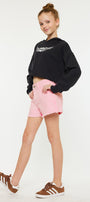 Melly  High Rise Kids Shorts - Official Kancan USA