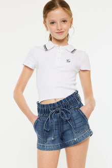  Mimi Paper Bag Kids Shorts - Official Kancan USA