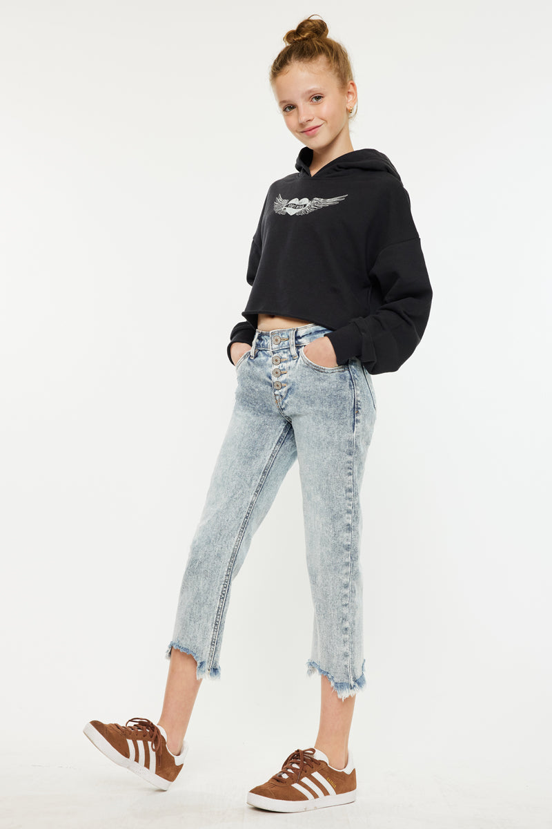 Lola High Rise Mom Kids Jeans - Official Kancan USA