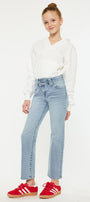 Sav High Rise Straight Kids Jeans - Official Kancan USA