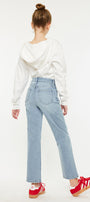 Sav High Rise Straight Kids Jeans - Official Kancan USA