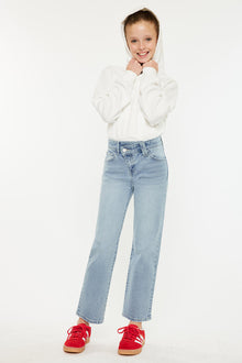  Sav High Rise Straight Kids Jeans - Official Kancan USA
