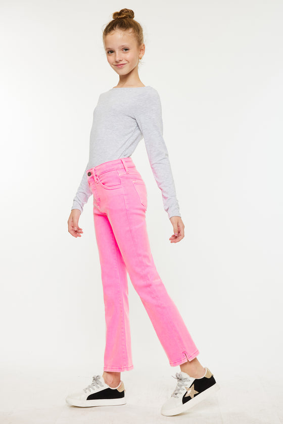 Bristol Kids High Rise Kick Flare Jeans - Official Kancan USA
