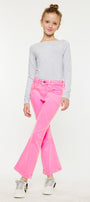 Bristol Kids High Rise Kick Flare Jeans - Official Kancan USA