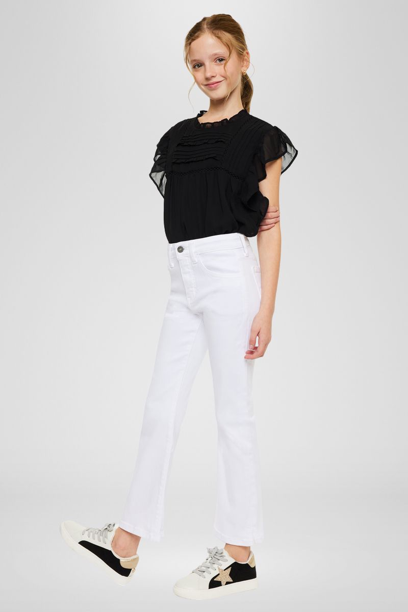 Bristol Kids High Rise Kick Flare Jeans - Official Kancan USA