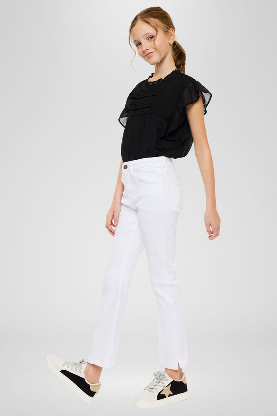 Bristol Kids High Rise Kick Flare Jeans - Official Kancan USA