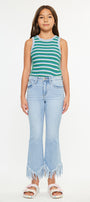 Beth High Rise Cropped Bootcut Kid Jeans - Official Kancan USA