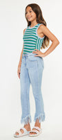 Beth High Rise Cropped Bootcut Kid Jeans - Official Kancan USA