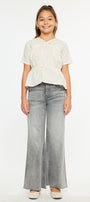 Kaitlyn High Rise Cropped Kids Palazzo Jeans - Official Kancan USA