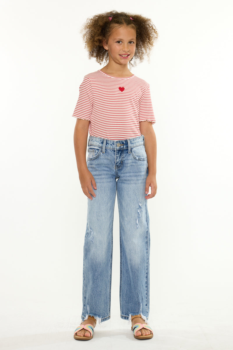 Rue Mid Rise Kids True Straight - Official Kancan USA