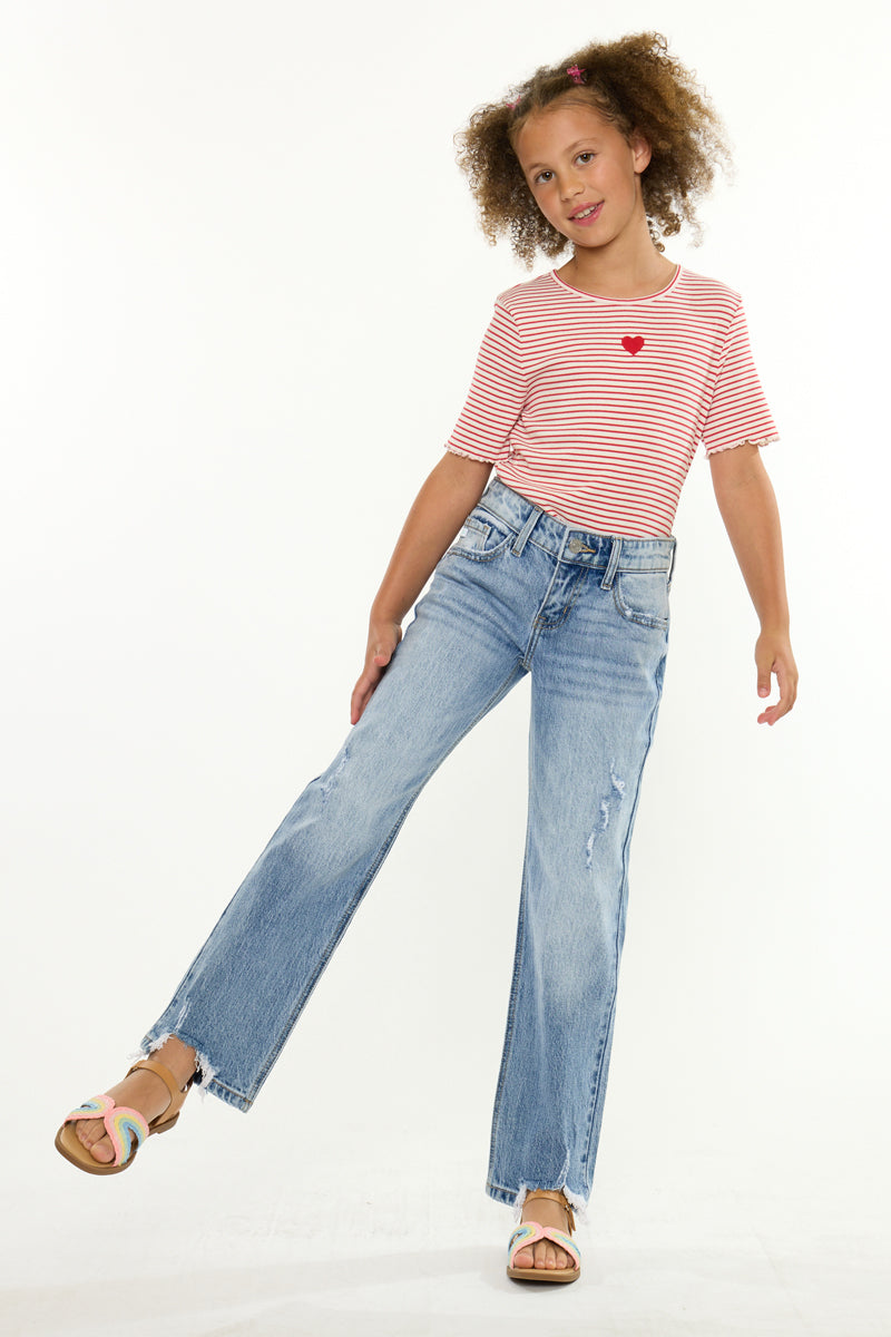 Rue Mid Rise Kids True Straight - Official Kancan USA