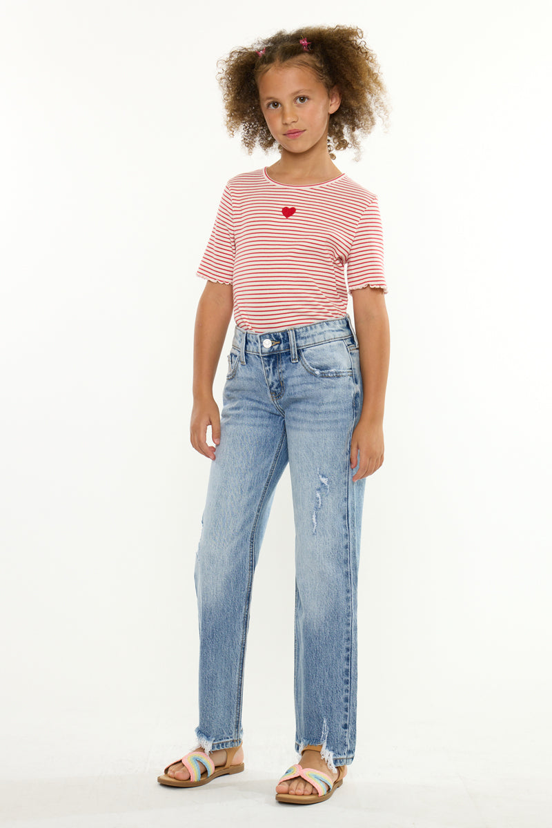 Rue Mid Rise Kids True Straight - Official Kancan USA