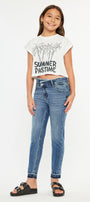 Pomey High Rise Ankle Skinny Kid Jeans - Official Kancan USA
