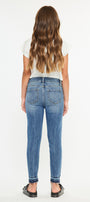 Pomey High Rise Ankle Skinny Kid Jeans - Official Kancan USA