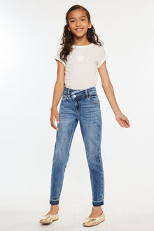  Pomey High Rise Ankle Skinny Kid Jeans