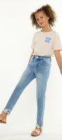 Summer High Rise Kids Ankle Skinny Jeans - Official Kancan USA