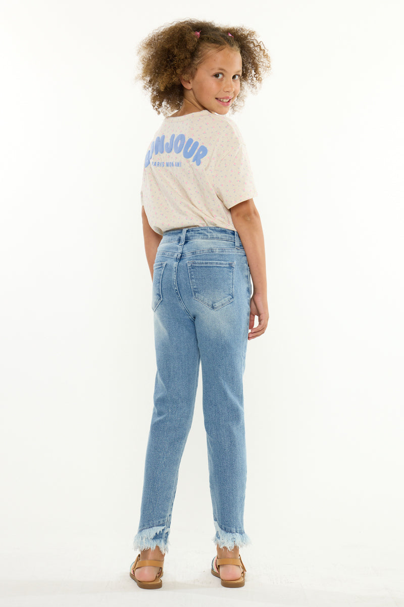 Summer High Rise Kids Ankle Skinny – Kancan USA