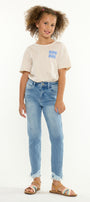 Summer High Rise Kids Ankle Skinny Jeans - Official Kancan USA