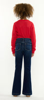 Aster Mid Rise Kids Flare Jeans – Stretch Dark & Medium Wash - Official Kancan USA