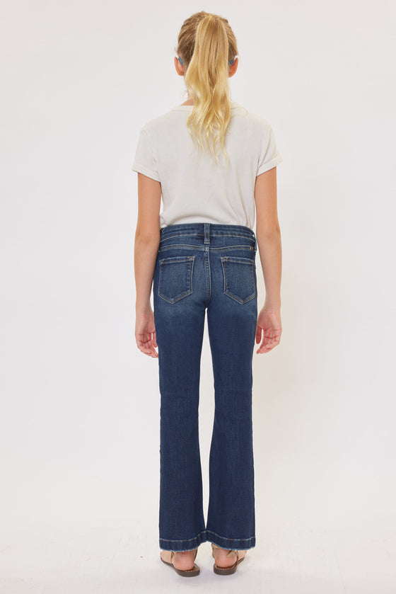 Aster Mid Rise Flare Kid Jeans - Official Kancan USA