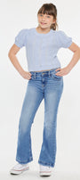 Aster Mid Rise Flare Kid Jeans - Official Kancan USA
